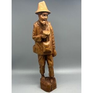 Hand carved Traveler Begger‎